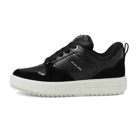 MICHAEL Michael Kors Women's Rumi Leather Platform Sneaker - Picture 1 of 12